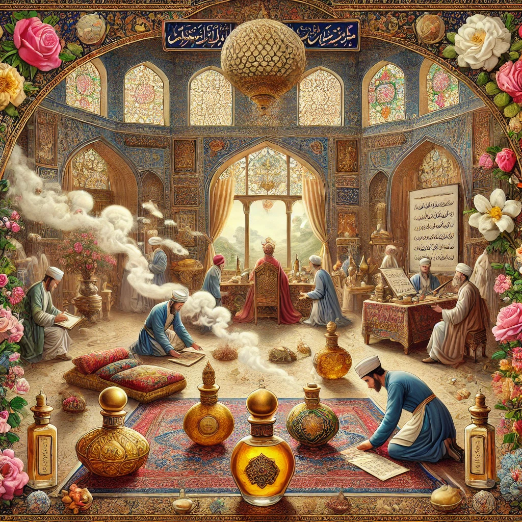 عطر در نگارگری ایرانی